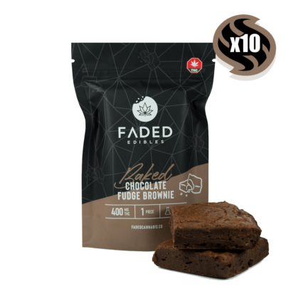 Faded Baked - Fudge Brownie 400mg THC