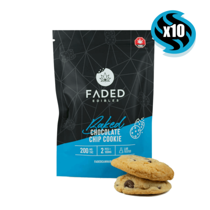 Faded Baked - Chocolate Chip Cookies 200mg THC