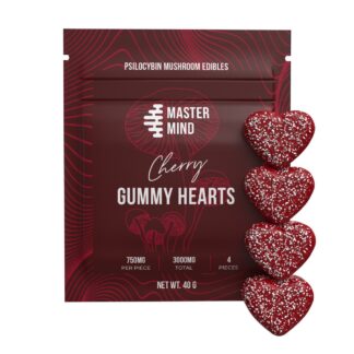 Gummy Hearts 750mg x 4pc (3000mg) - Cherry